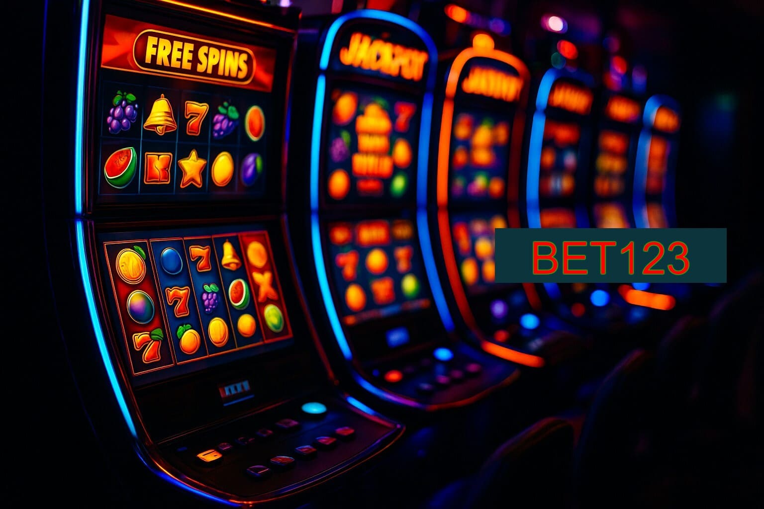 Diversos jogos de caça-níqueis